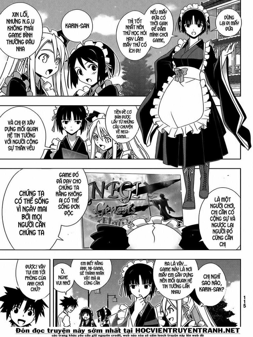 Truyện Tranh Lựa Chọn Phân Kỳ - Uq Holder! trang 9