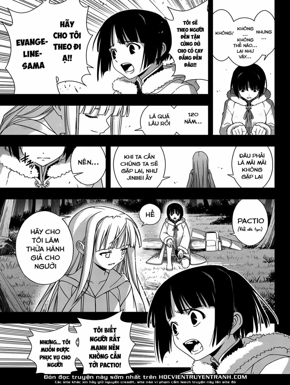 Truyện Tranh Lựa Chọn Phân Kỳ - Uq Holder! trang 9