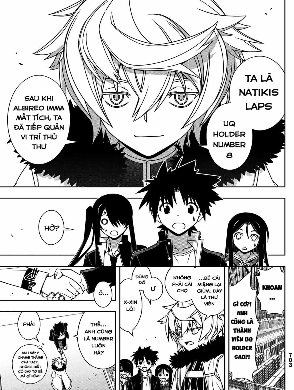 Truyện Tranh Lựa Chọn Phân Kỳ - Uq Holder! trang 9