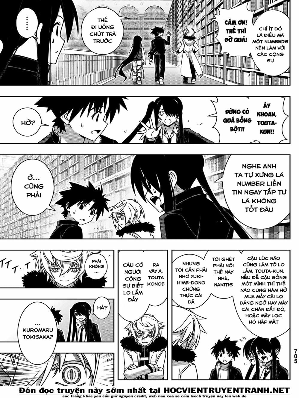 Truyện Tranh Lựa Chọn Phân Kỳ - Uq Holder! trang 9