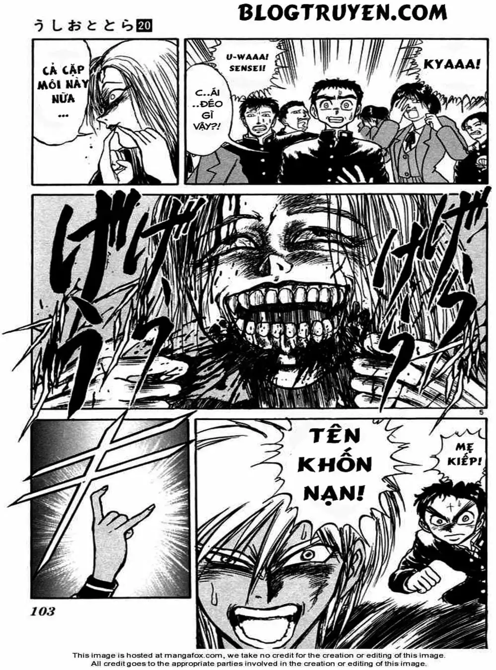 Truyện Tranh Cậu Bé Thần Giáo - Ushio And Tora trang 5