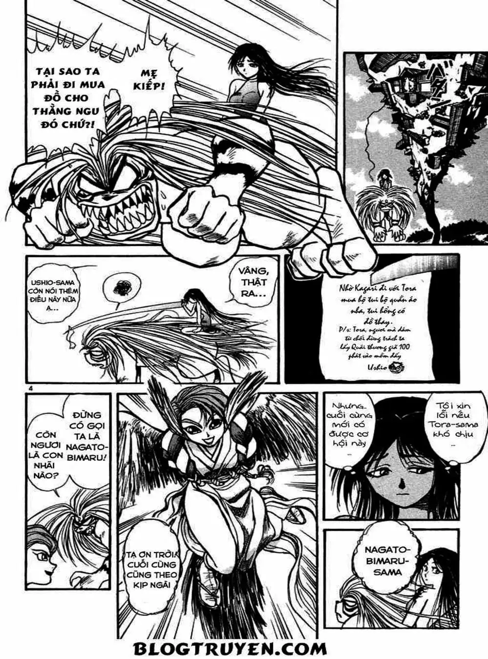 Truyện Tranh Cậu Bé Thần Giáo - Ushio And Tora trang 5