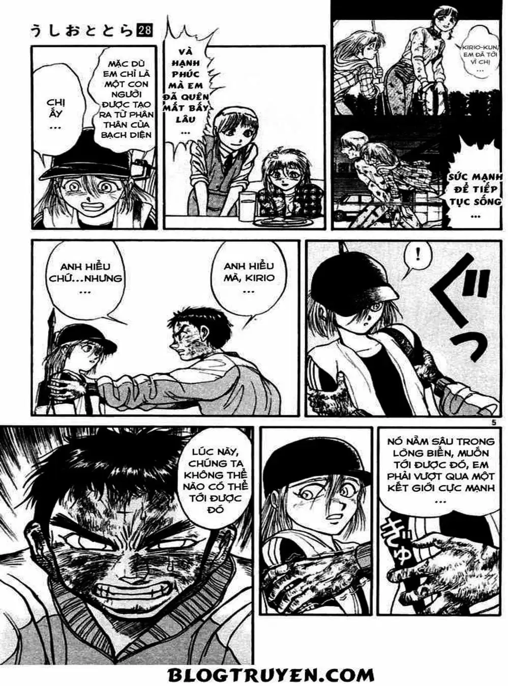 Truyện Tranh Cậu Bé Thần Giáo - Ushio And Tora trang 5