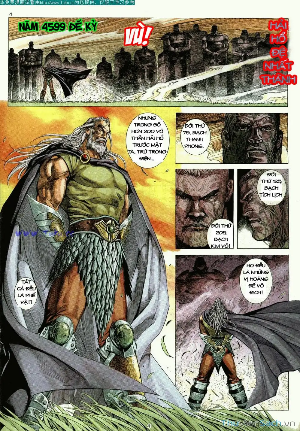 Truyện Tranh Võ Thần Ngoại Truyện trang 2