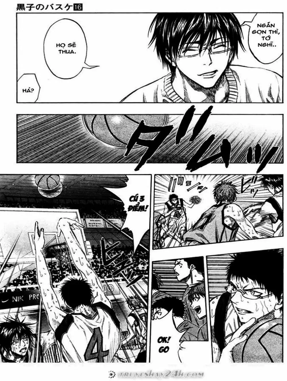 Truyện Tranh Vua Bóng Rổ - Kuroko’s Basketball trang 3