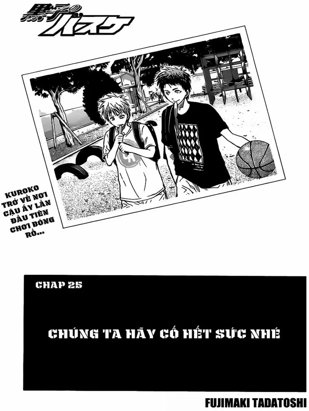 Truyện Tranh Vua Bóng Rổ - Kuroko’s Basketball trang 3