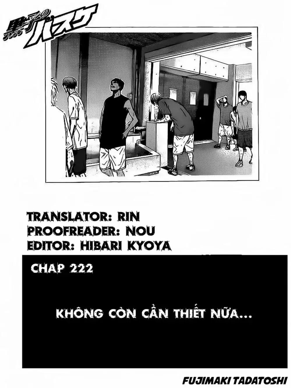 Truyện Tranh Vua Bóng Rổ - Kuroko’s Basketball trang 3