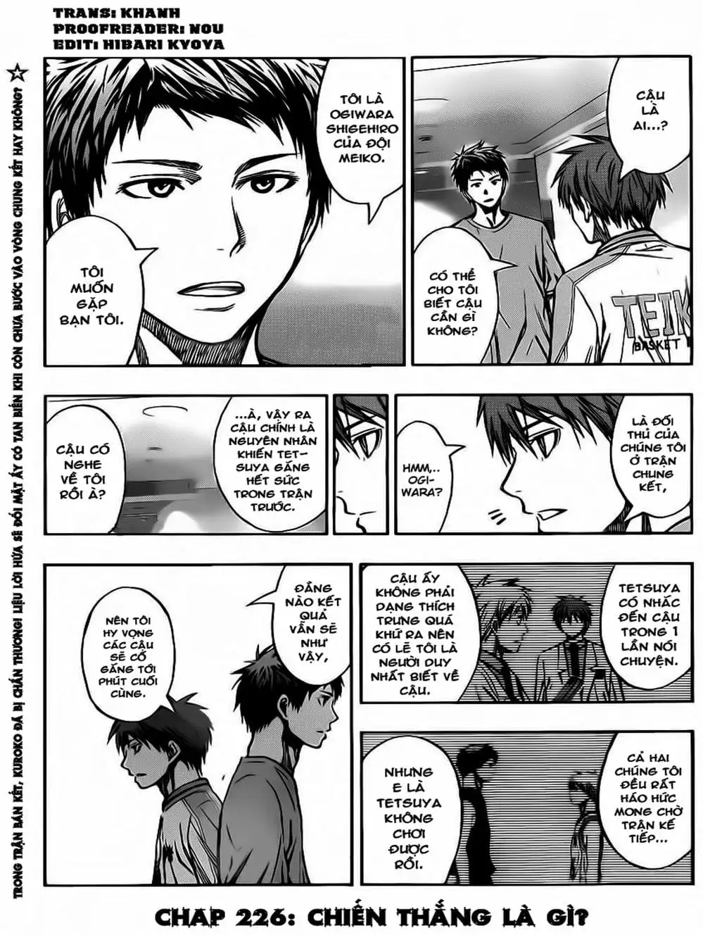 Truyện Tranh Vua Bóng Rổ - Kuroko’s Basketball trang 3