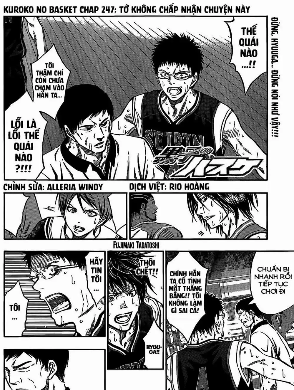 Truyện Tranh Vua Bóng Rổ - Kuroko’s Basketball trang 3