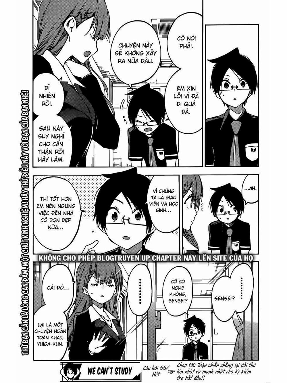 Truyện Tranh Chúng Mình Không Học Nổi - We Can’t Study trang 4