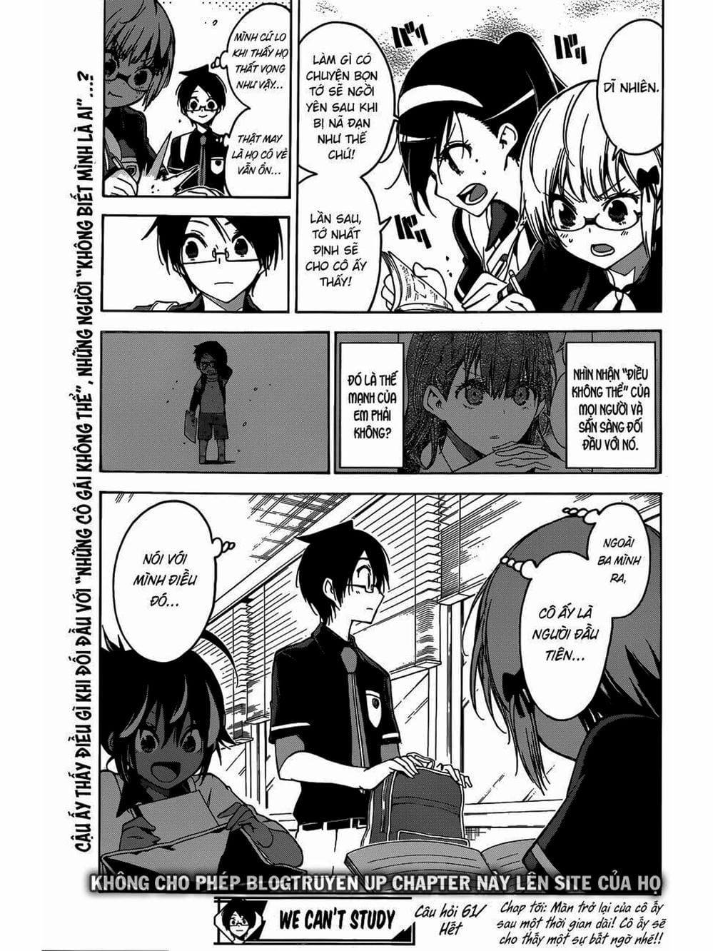 Truyện Tranh Chúng Mình Không Học Nổi - We Can’t Study trang 4