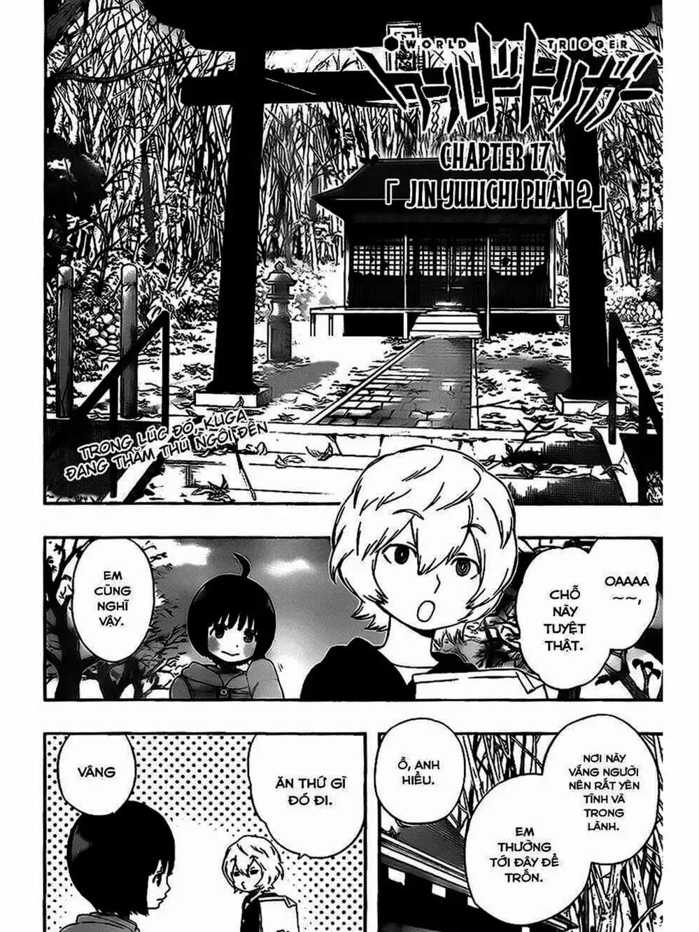 Truyện Tranh Kỷ Nguyên Trigger - World Trigger trang 7