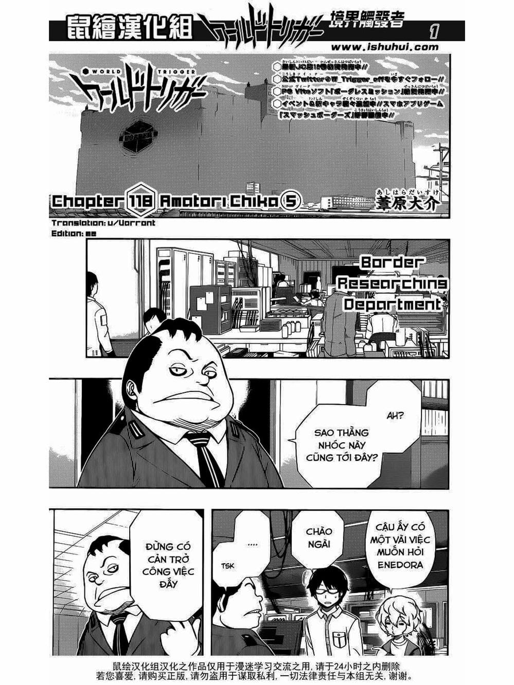 Truyện Tranh Kỷ Nguyên Trigger - World Trigger trang 7