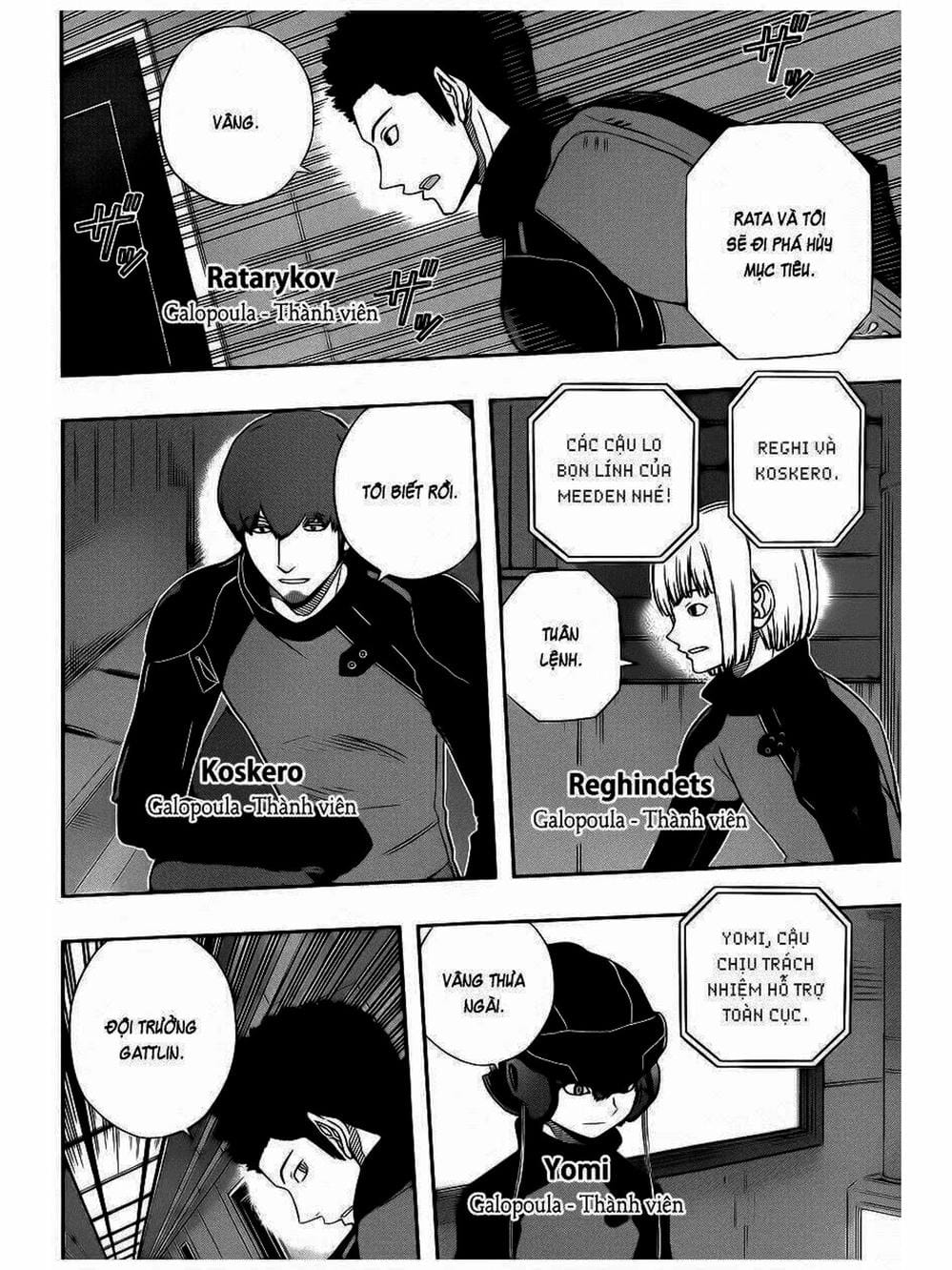 Truyện Tranh Kỷ Nguyên Trigger - World Trigger trang 7