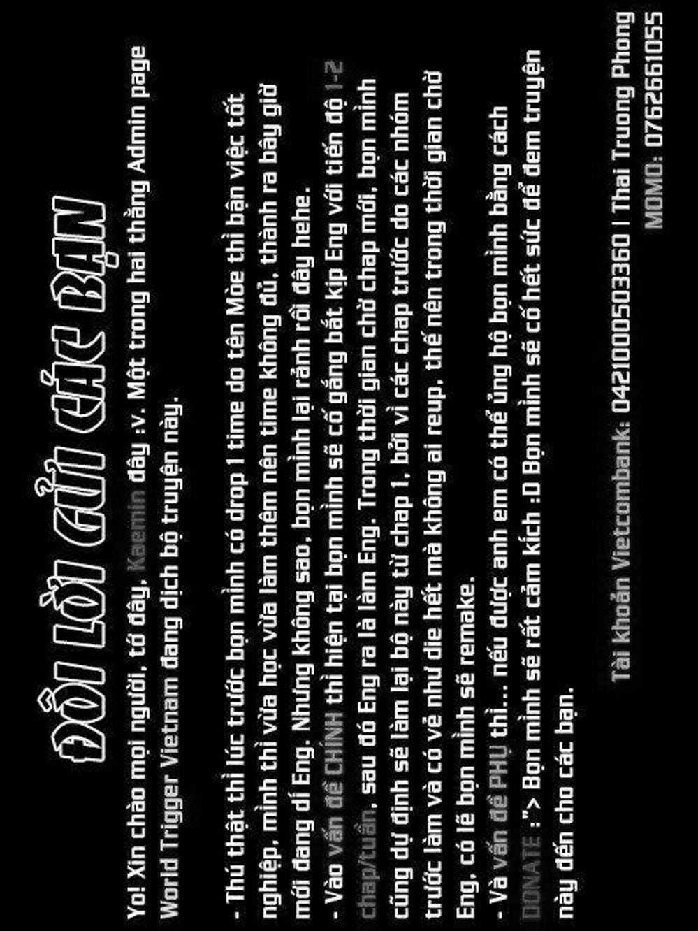 Truyện Tranh Kỷ Nguyên Trigger - World Trigger trang 7