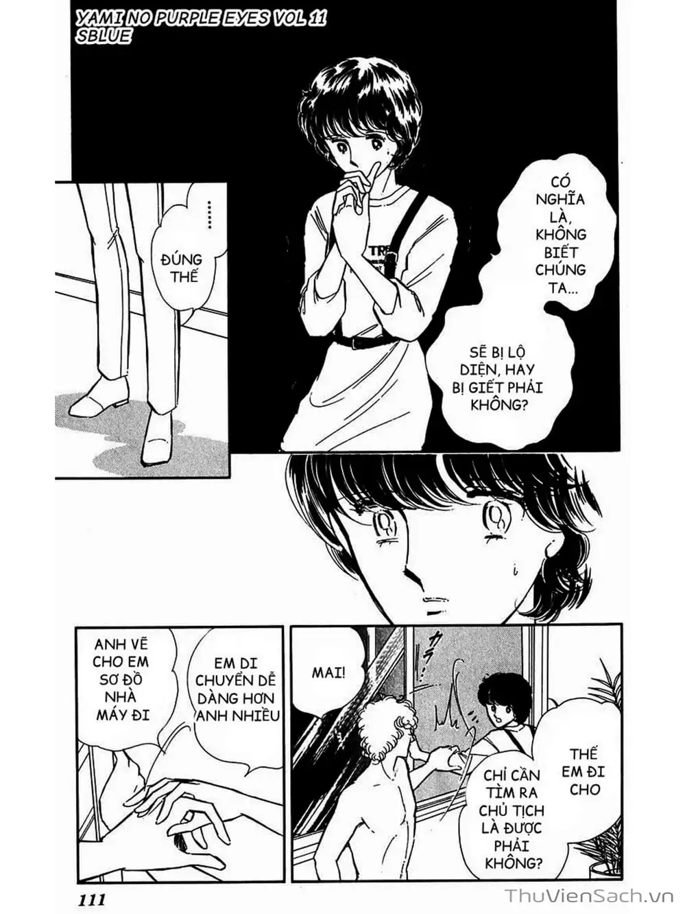 Truyện Tranh Cô Bé Huyền Bí - Yami No Purple Eyes trang 6