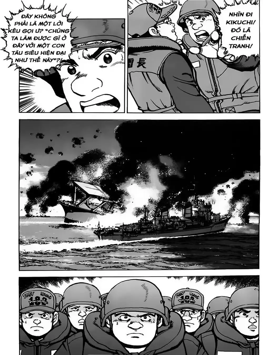 Truyện Tranh Con Diệc Đen - Zipang trang 4