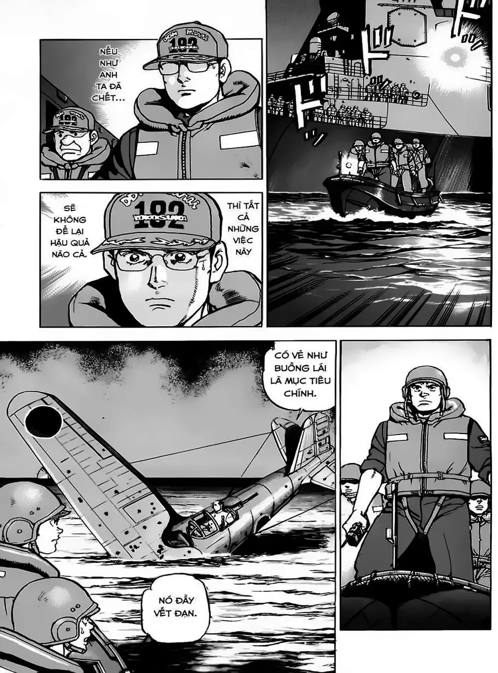 Truyện Tranh Con Diệc Đen - Zipang trang 4