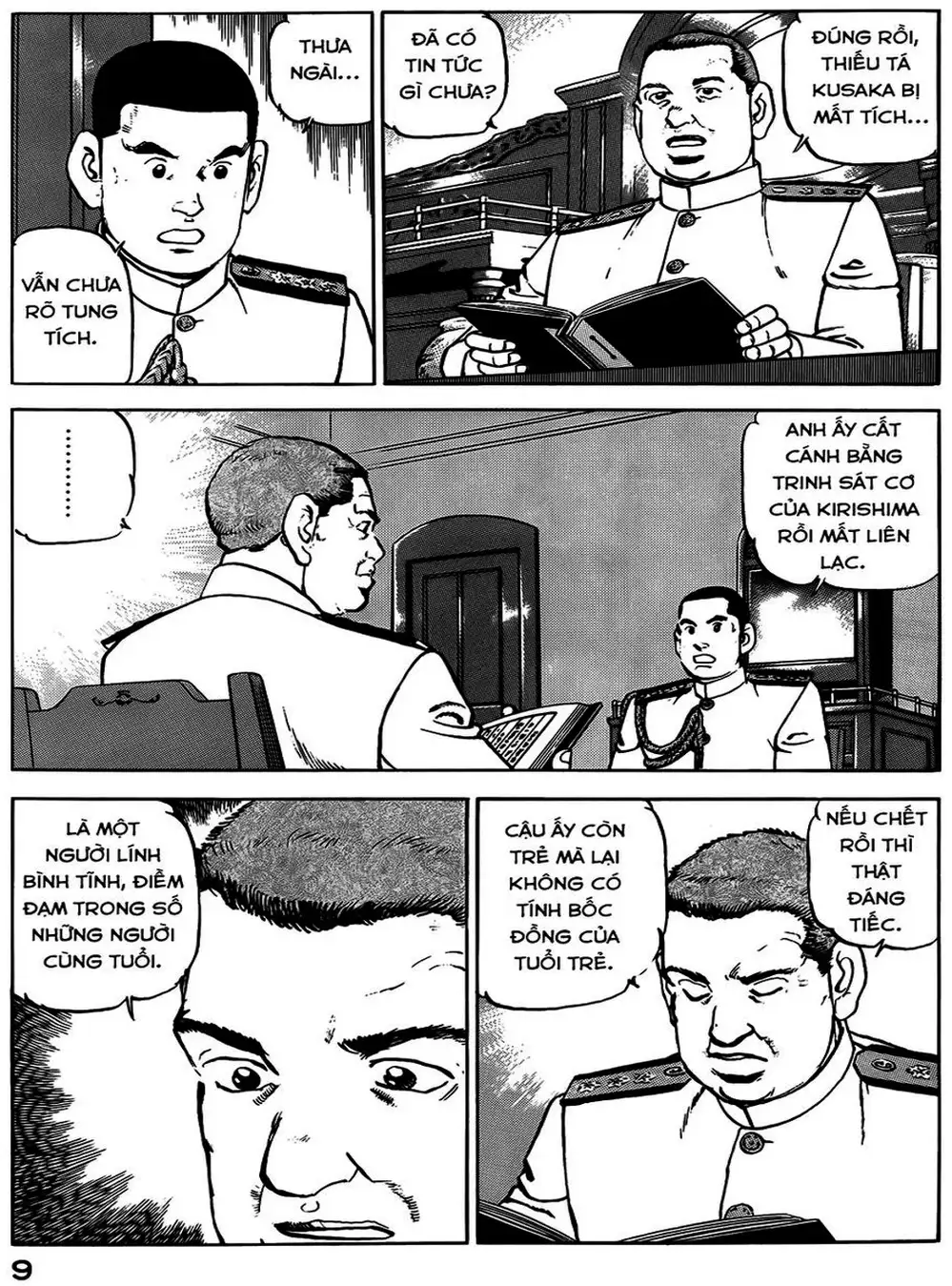 Truyện Tranh Con Diệc Đen - Zipang trang 4