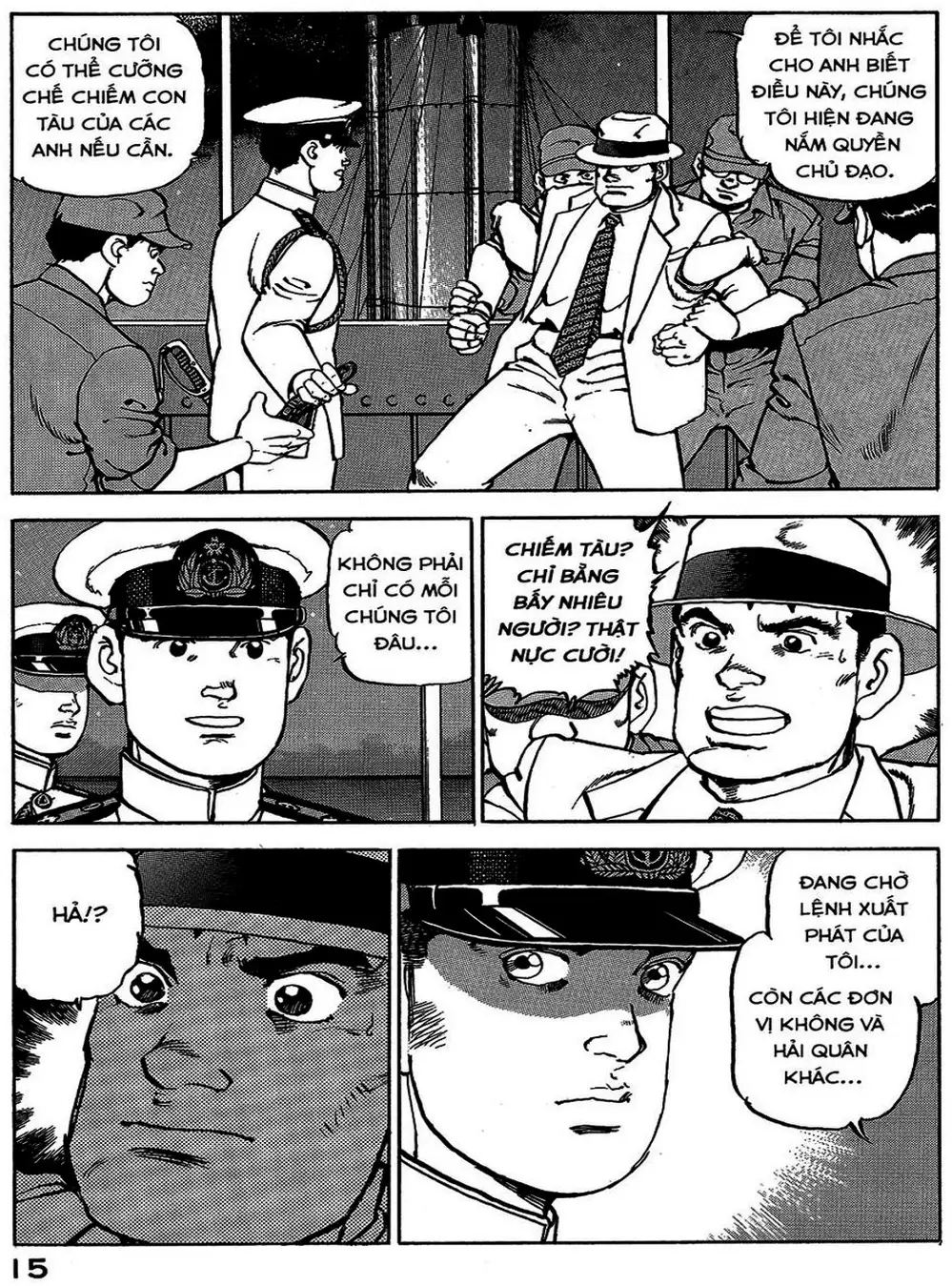 Truyện Tranh Con Diệc Đen - Zipang trang 4