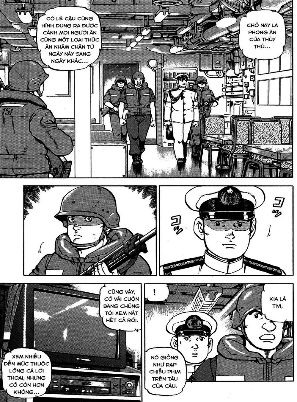 Truyện Tranh Con Diệc Đen - Zipang trang 4