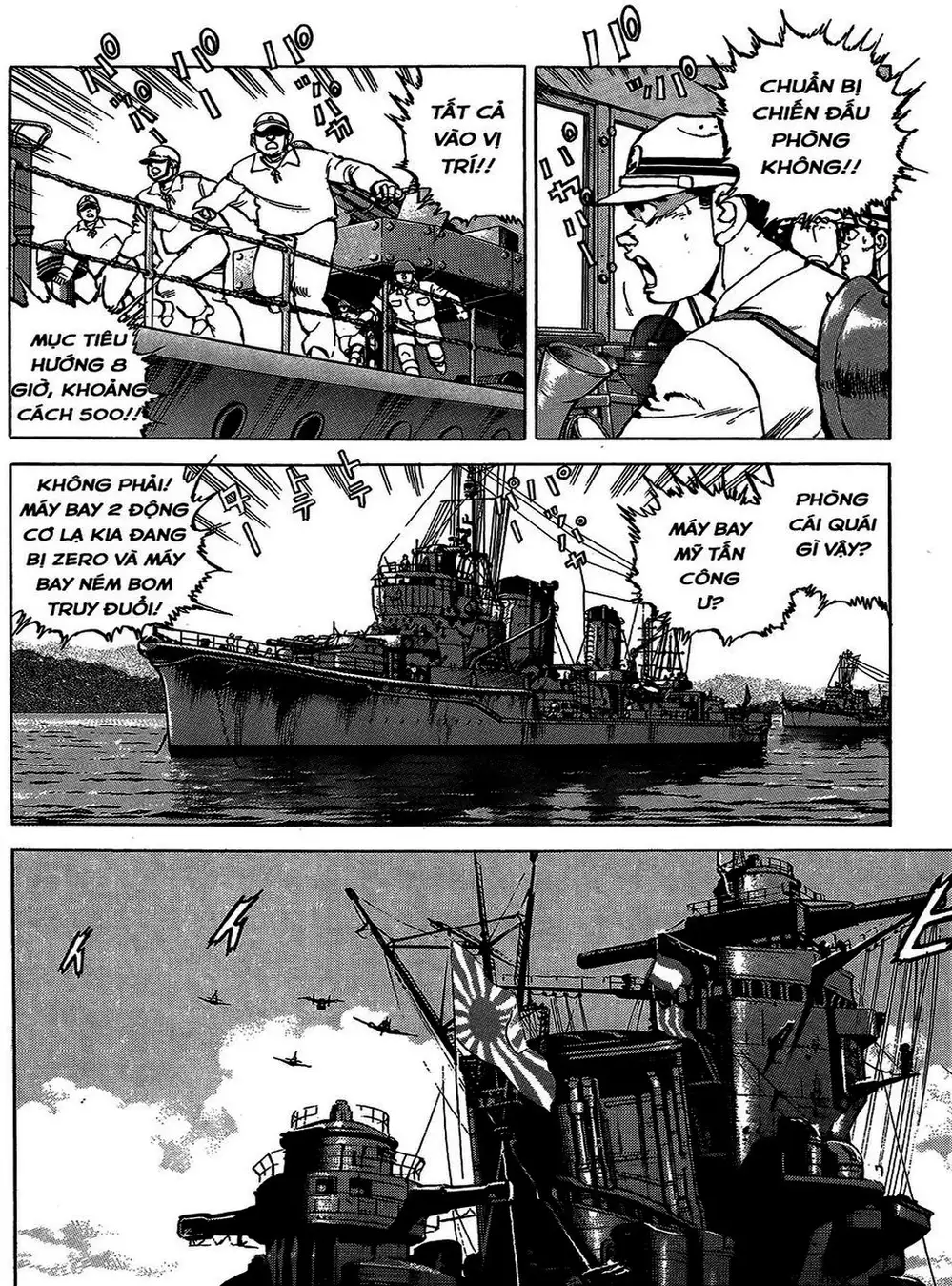 Truyện Tranh Con Diệc Đen - Zipang trang 4