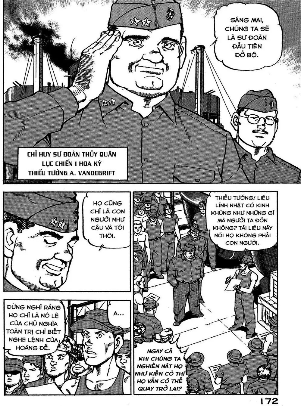 Truyện Tranh Con Diệc Đen - Zipang trang 4