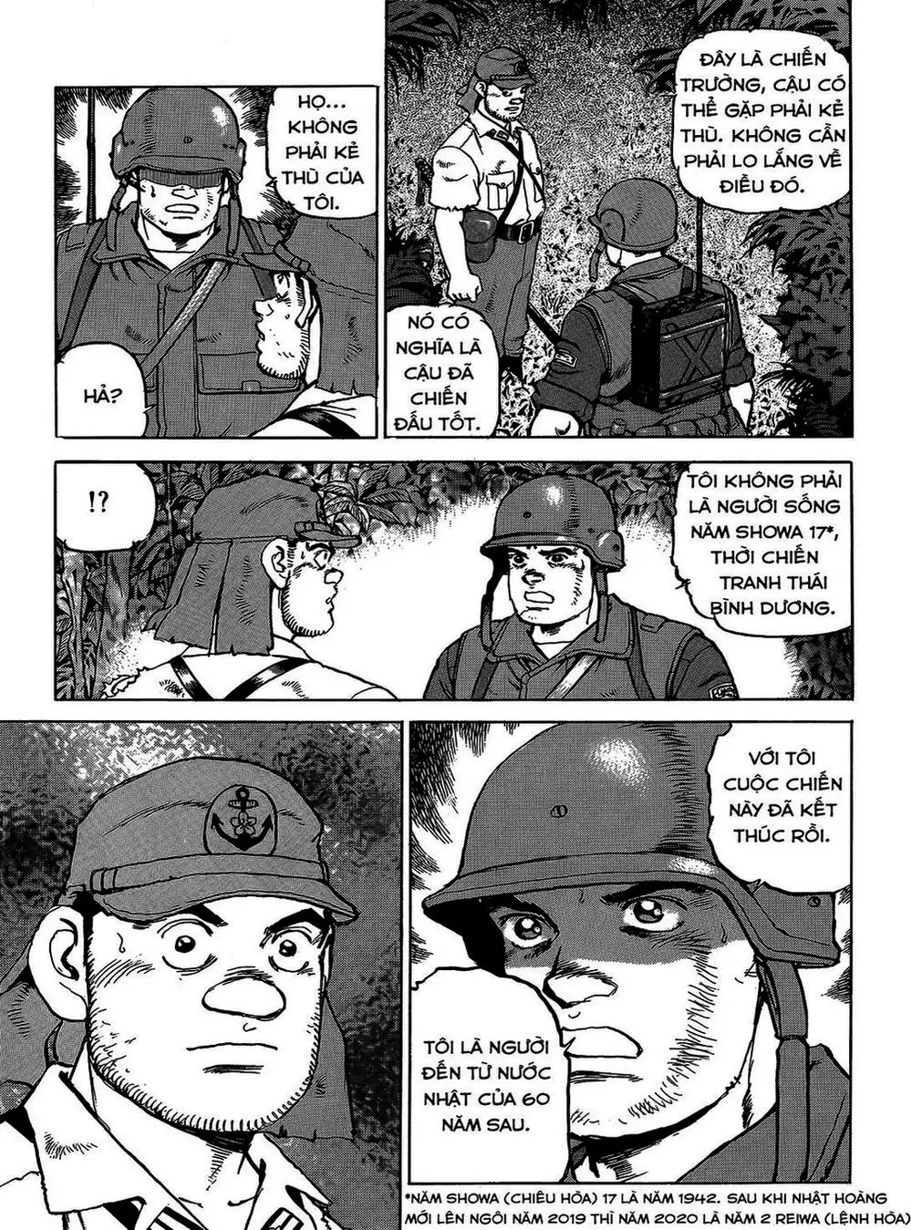 Truyện Tranh Con Diệc Đen - Zipang trang 4