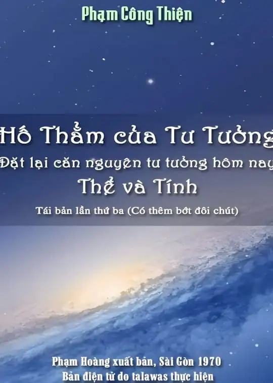 Ảnh bìa sách Hố Thẳm Của Tư Tưởng