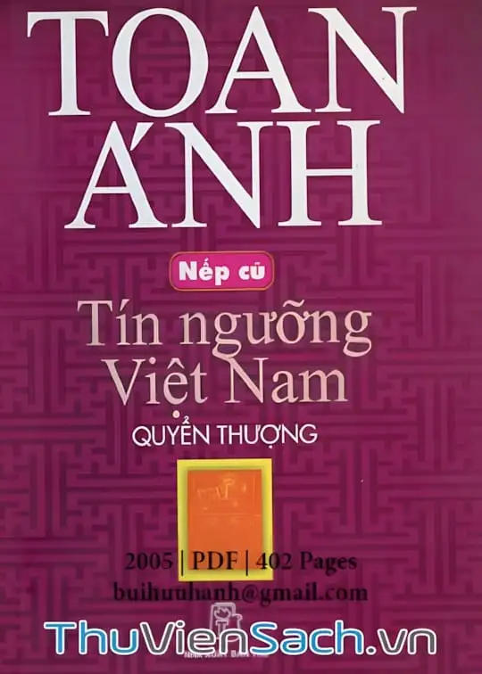 Ảnh bìa sách Nếp Cũ - Tín Ngưỡng Việt Nam Quyển Thượng