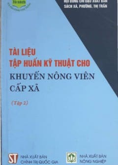 Ảnh Tài Liệu Tập Huấn Kỹ Thuật Cho Khuyến Nông Viên Cấp Xã - Tập 2