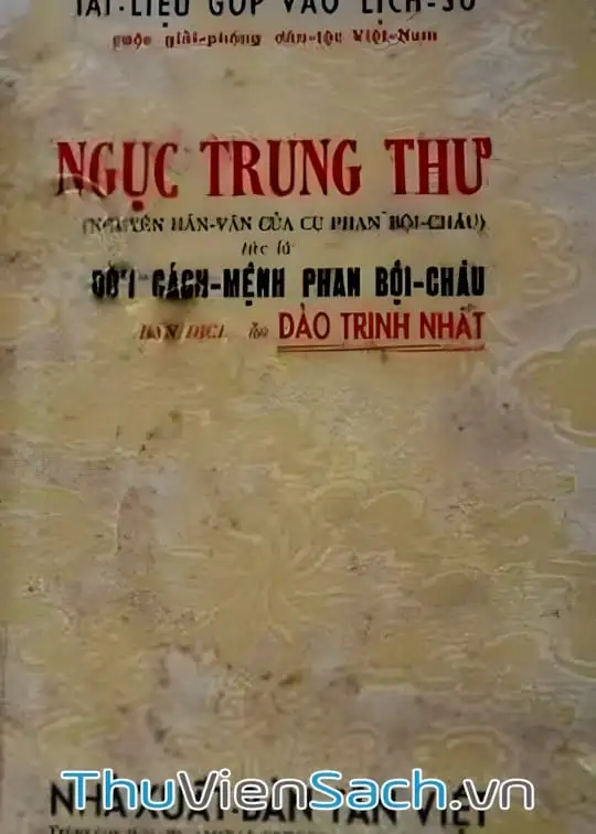 Ảnh bìa sách Ngục Trung Thư - Đời Cách Mệnh - Phan Bội Châu