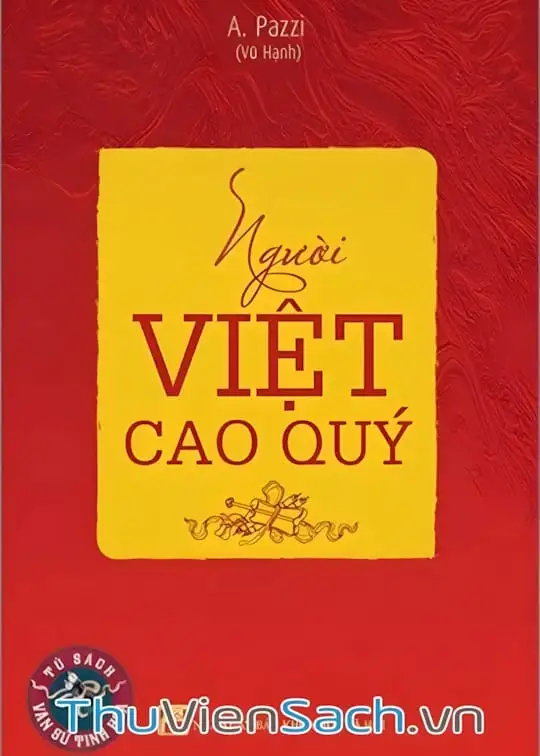 Ảnh bìa sách Người Việt Cao Quý