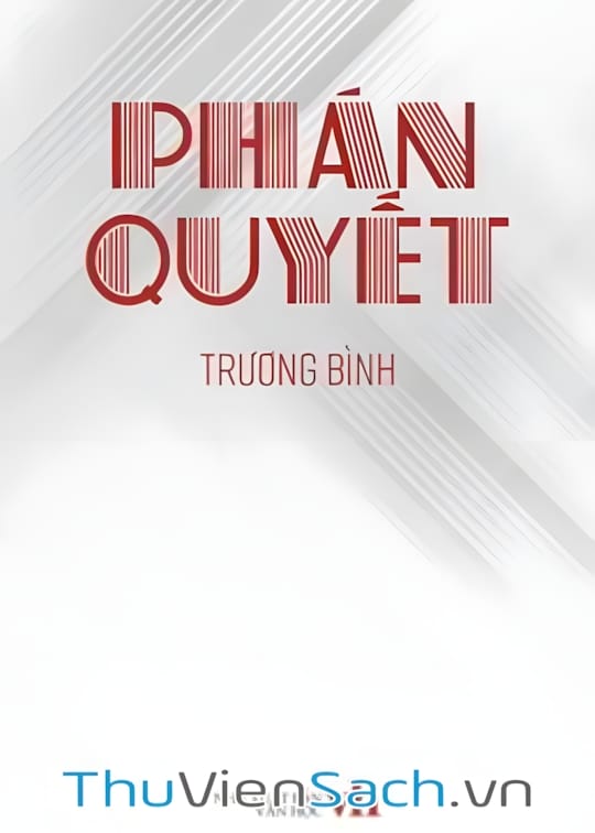Ảnh bìa sách Phán Quyết