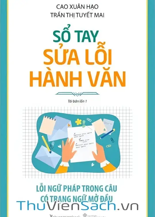 Ảnh bìa sách Sổ Tay Sửa Lỗi Hành Văn