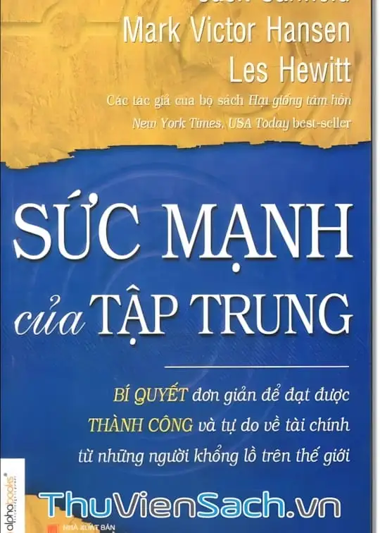 Ảnh bìa sách Sức Mạnh Của Tập Trung