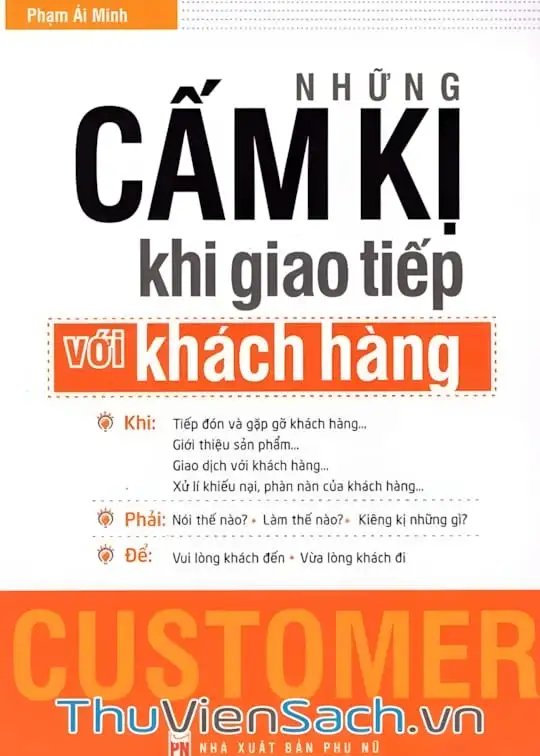 Ảnh bìa sách Những Cấm Kị Khi Giao Tiếp Với Khách Hàng