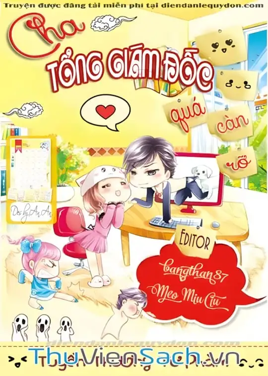 Ảnh bìa sách Cha Tổng Giám Đốc Quá Càn Rỡ