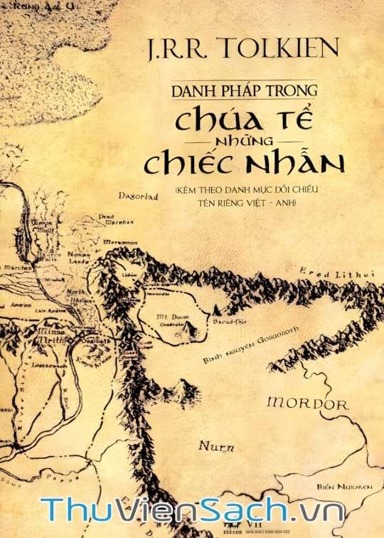 Ảnh bìa sách Danh Pháp Trong Chúa Tể Những Chiếc Nhẫn