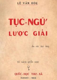 Ảnh Tục Ngữ Lược Giải - Quyển 1