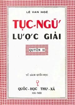 Ảnh Tục Ngữ Lược Giải - Quyển 2