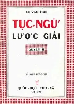 Tục Ngữ Lược Giải - Quyển 2