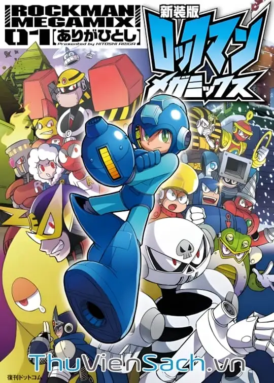 Ảnh bìa sách Rockman Chiến Binh Thế Giới Ảo