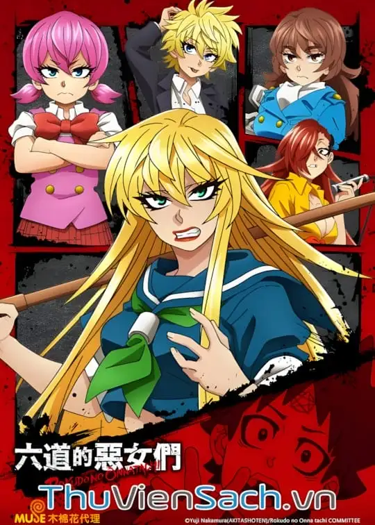Ảnh bìa sách Các Cô Gái Của Rokudo
