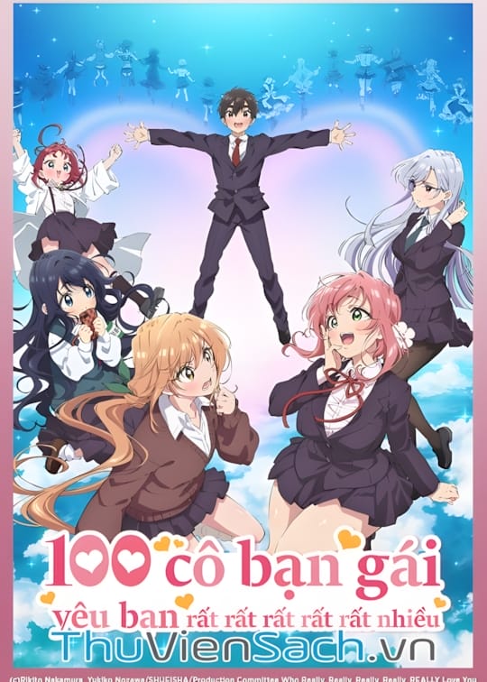 Ảnh bìa sách 100 Cô Bạn Gái Yêu Bạn Rất Rất Rất Rất Rất Nhiều
