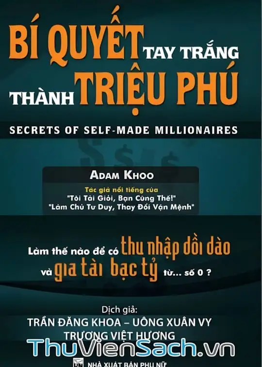 Ảnh bìa sách Bí Quyết Tay Trắng Thành Triệu Phú