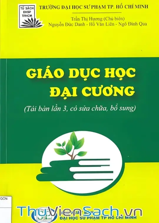 Ảnh bìa sách Giáo Trình Giáo Dục Học Đại Cương