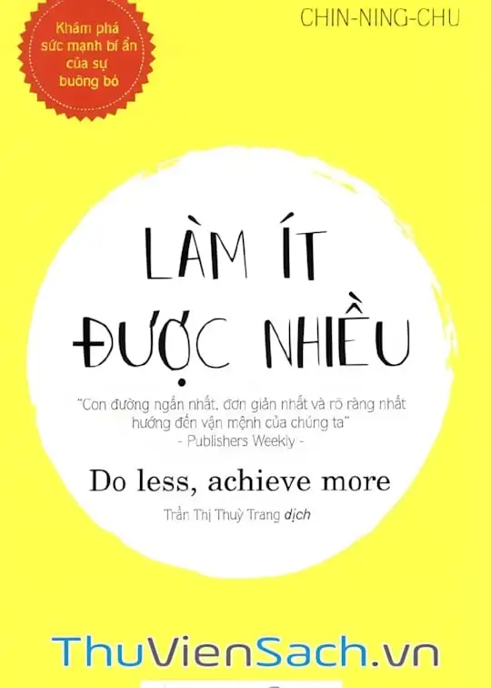 Ảnh bìa sách Làm Ít Được Nhiều