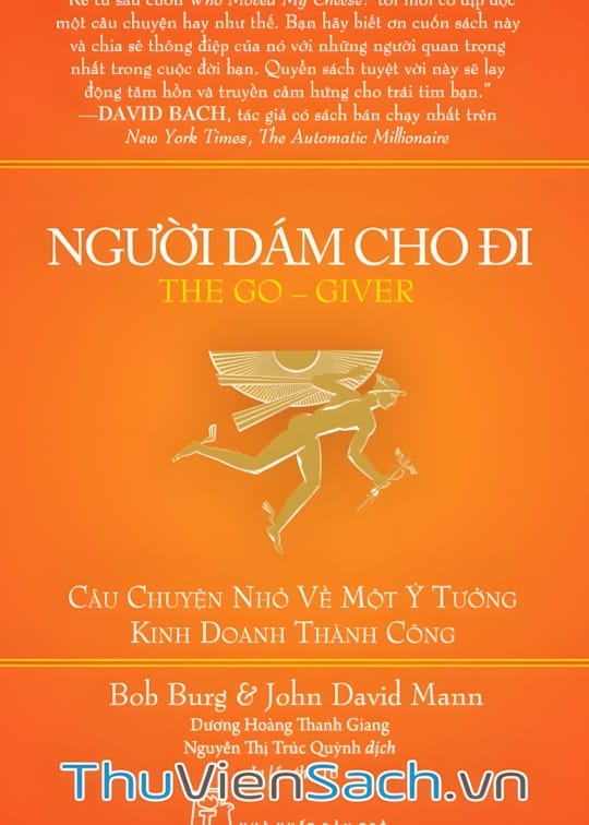 Ảnh bìa sách Người Dám Cho Đi