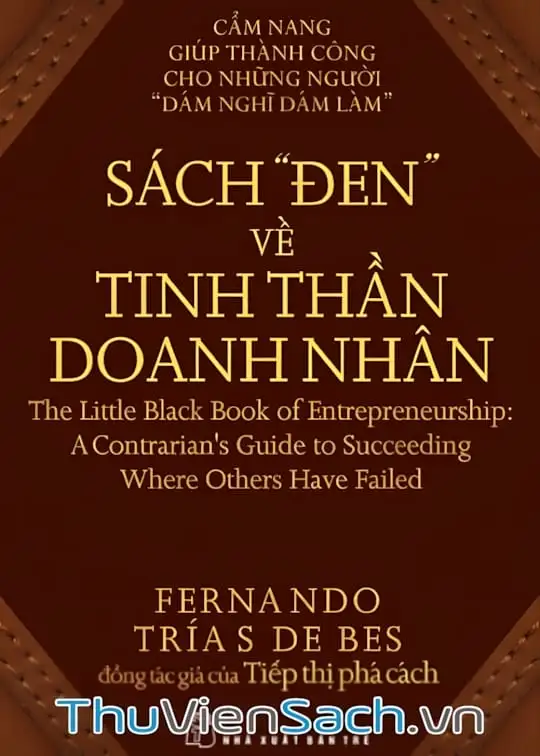 Ảnh bìa sách Sách Đen Về Tinh Thần Doanh Nhân